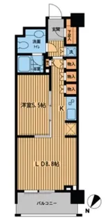 プライムアーバン日本橋横山町【5階】の間取り