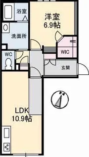 Fortuna(フォルトゥーナ)【1階】の間取り