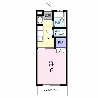 WEST21【2階】の間取り