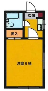 第1仙川ハイツ【1階】の間取り