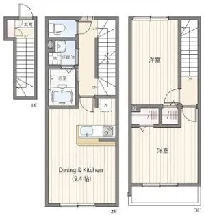 ミハス三鷹の森の間取り