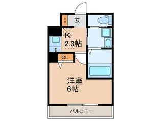 キャッスルホワイト柳橋【2階】の間取り
