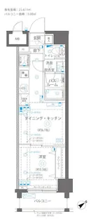 ZOOM立川NORTH【4階】の間取り