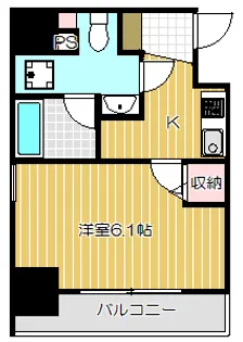 クレイシア品川戸越【8階】の間取り
