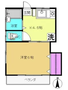 白梅荘【2階】の間取り
