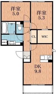 大阪府大阪市平野区加美東5【アパート】の間取り