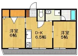 ルミエールおかだ【2階】の間取り