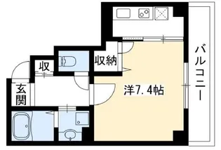 アヴニール御所南【2階】の間取り