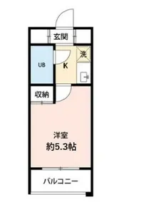 ジョイフル菊名【3階】の間取り