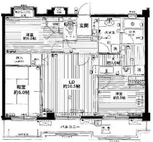 シーズガーデン登戸【4階】の間取り