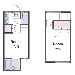 ビーンズハウス【1階】の間取り