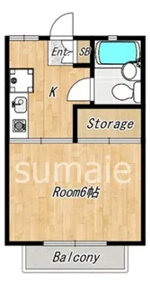 スナハイツ【2階】の間取り