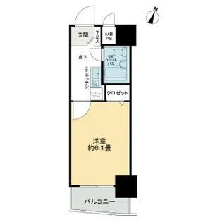 ライオンズマンション板橋区役所前第6【6階】の間取り