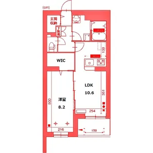 シャンデルブ【5階】の間取り