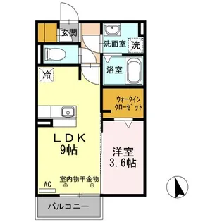 ピーノ・グランデ【2階】の間取り