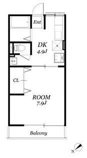 アークヒルズ桑野【2階】の間取り