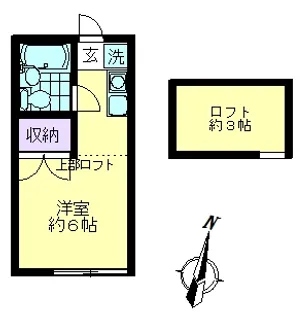 ルミエールII【2階】の間取り