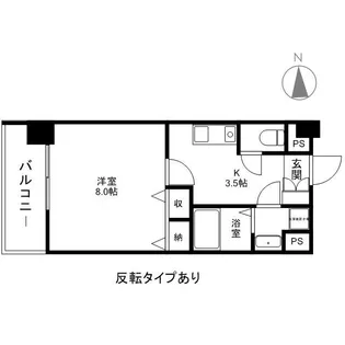 アーバンタワー長野【7階】の間取り
