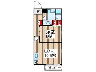 ケイズ・ガ-デン【2階】の間取り