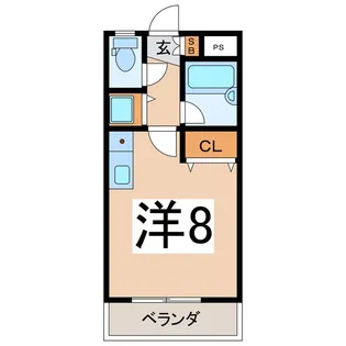 メイプルST【3階】の間取り