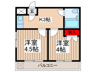 ハイムTPS【2階】の間取り