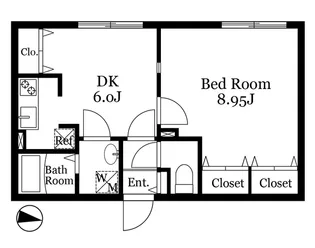 ZESTY池上III【4階】の間取り