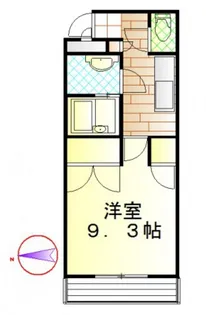 パティオ西島田【2階】の間取り