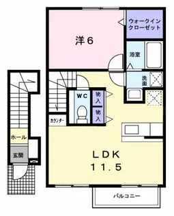 NOVA( ノバ )【2階】の間取り