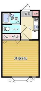 ロッジガーデン木立【1階】の間取り