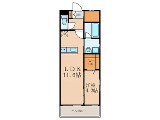 ERIOSCOURT KN【2階】の間取り