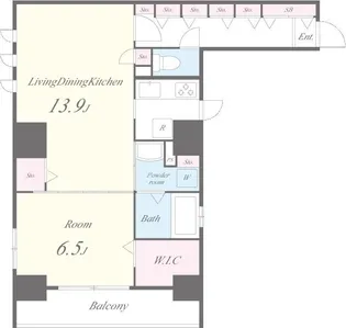 ブロッカート【4階】の間取り