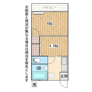 晴名荘【2階】の間取り