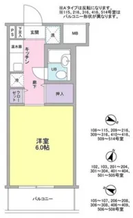 ポート旗の台【2階】の間取り