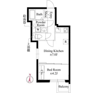 グランパセオ中目黒II【3階】の間取り