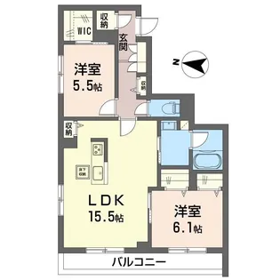 プレミアス【1階】の間取り