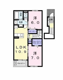 ユーフォリア 木更津【2階】の間取り