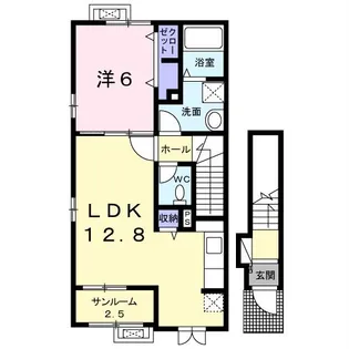 グランデ アクア ヴィラC【2階】の間取り