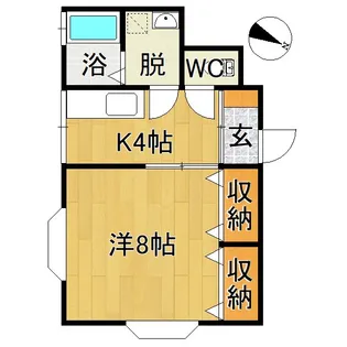 ニューフレンズ【2階】の間取り