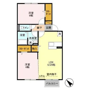 シャルマン・ドミール【2階】の間取り