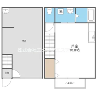 GAZZELE STYLE 西住之江の間取り