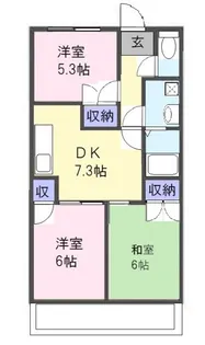 コーポM&I【3階】の間取り