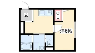 Sunrise三木【1階】の間取り