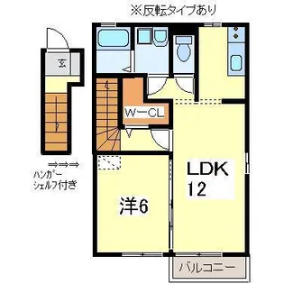 モダンコート矢巾【2階】の間取り