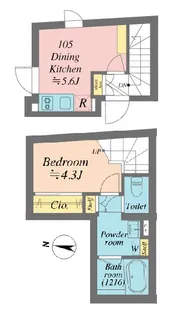 Grande Shakujiidai【1階】の間取り