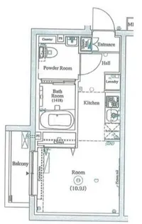 アンベリール中野鷺ノ宮【1階】の間取り