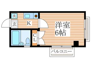 ハイムカトレア田無II【2階】の間取り