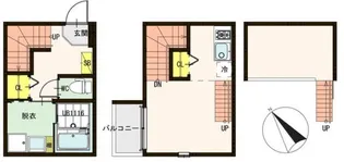グランドソレーユ五輪【2階】の間取り