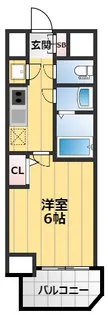 S-RESIDENCE都島Lux【13階】の間取り