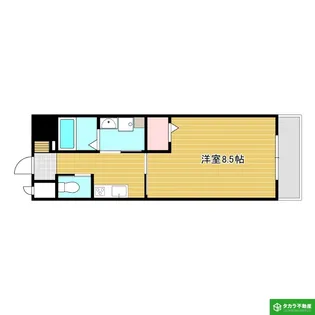 グランメール大分駅南【7階】の間取り