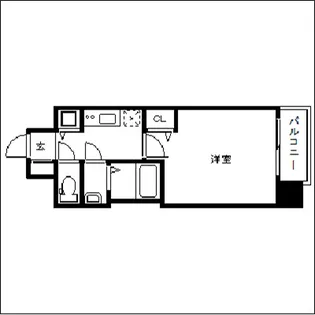 プレサンス梅田東アルファ【10階】の間取り